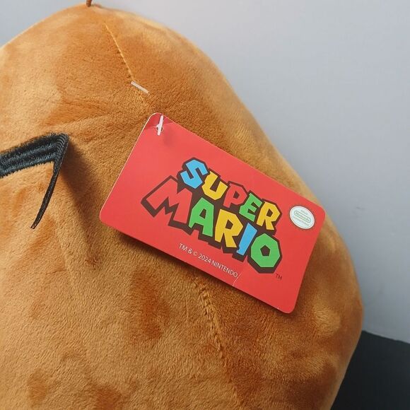 Super Mario Bros 15" Goomba Plush 2024 Large NWT - Picture 5 of 8